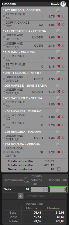 sistema integrale o matematico serie b 16 - 17 febbraio 2013