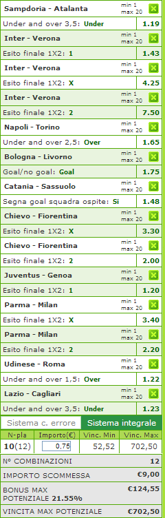 sistemi integrali serie a