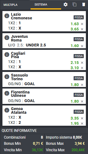 sistemi integrali serie a